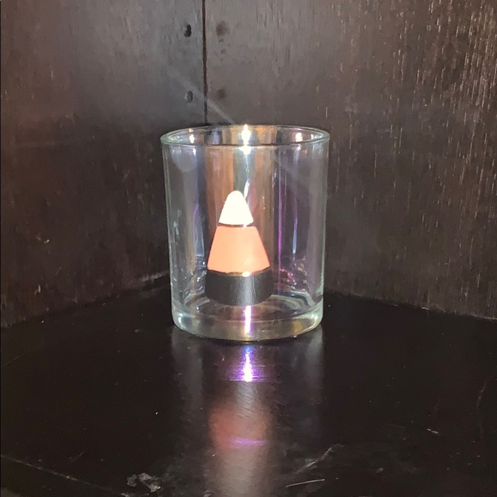 Candy Corn Candle Holder - TwoMomsInTheMitten